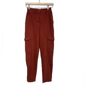 ⚡️Wilfred Free Modern Cargo Pant in rust red - size 0